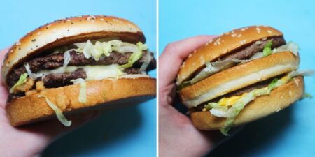 I compared McDonald’s Big Arch and Big Mac burgers. The Big Arch put the chain’s signature burger to shame. I compared McDonald’s Big Arch and Big Mac burgers. The Big Arch put the chain’s signature burger to shame.
