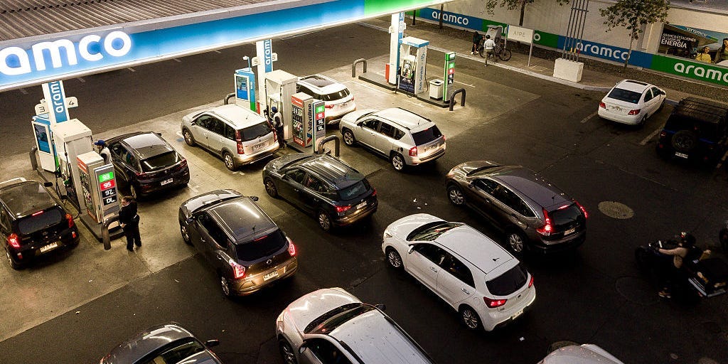 From panic buying in Chile to gas in California, photos show how people around the world are grappling with a growing energy crisis From panic buying in Chile to gas in California, photos show how people around the world are grappling with a growing energy crisis