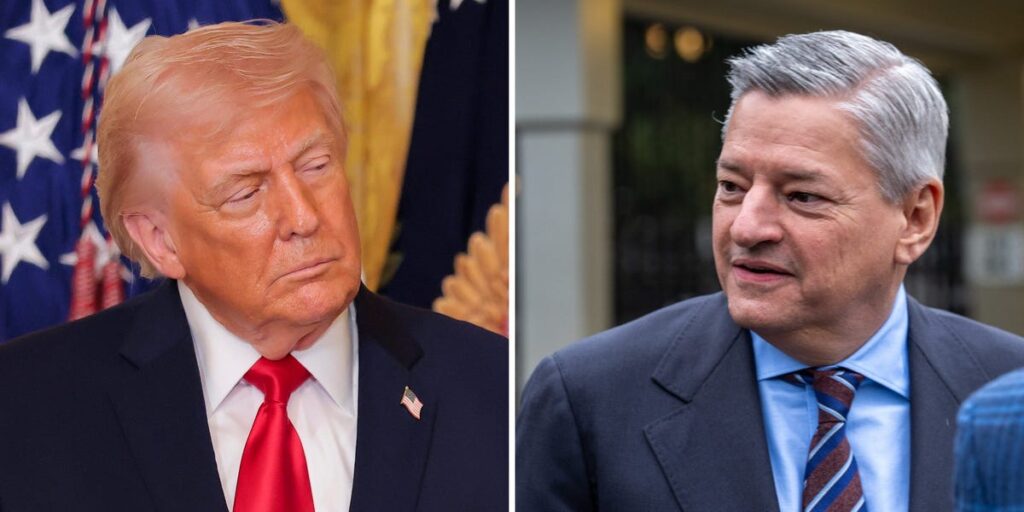 Netflix’s Ted Sarandos says he asked Trump not to pursue movie tariffs. Here’s what he proposed instead. Netflix’s Ted Sarandos says he asked Trump not to pursue movie tariffs. Here’s what he proposed instead.