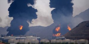 Photos show a major fire at a key UAE oil port, a day after the US struck a major Iranian depot Photos show a major fire at a key UAE oil port, a day after the US struck a major Iranian depot