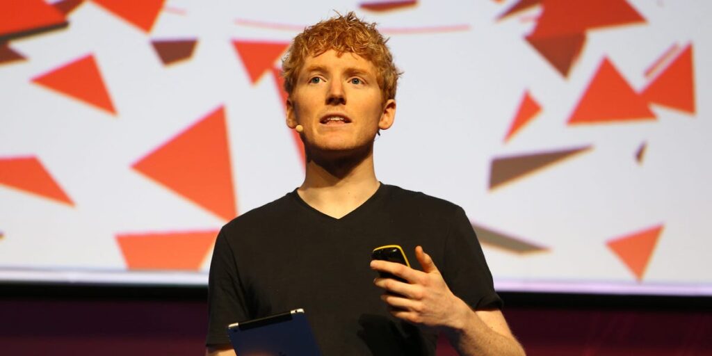 Stripe CEO’s AI-era software pitch: Start serving it like pizza