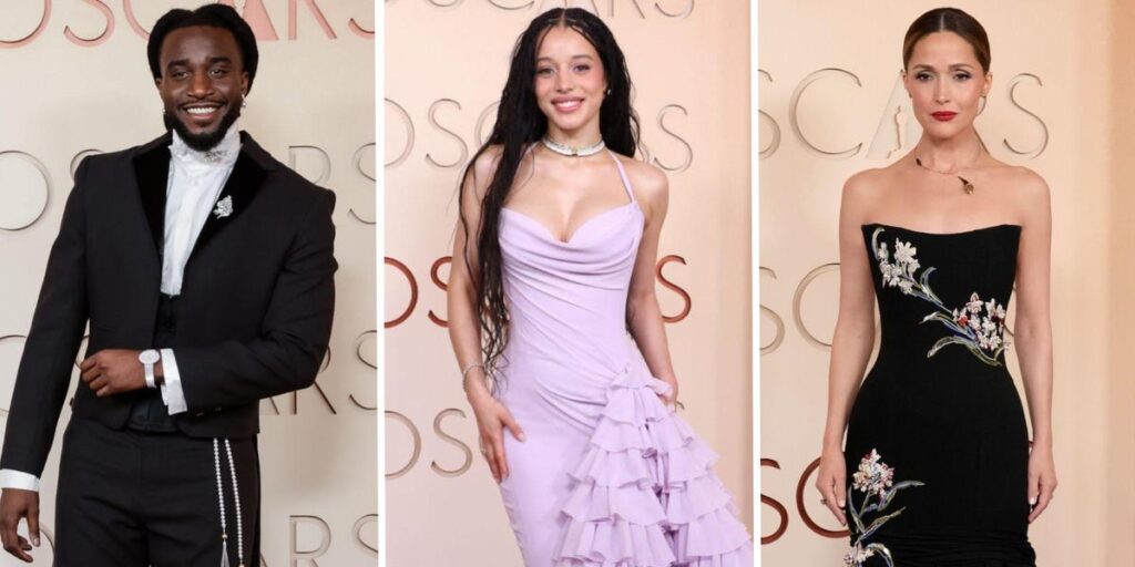 The best-dressed celebrities at the 2026 Oscars