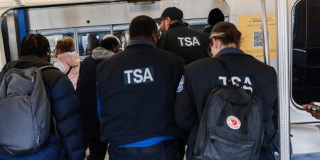 The largest federal workers union says ‘untrained, armed’ ICE agents should not replace TSA