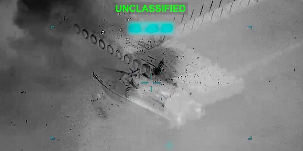 US forces say they’re attacking small boats that Iran uses to lay mines in the Strait of Hormuz