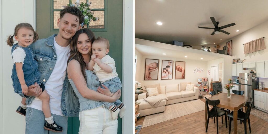 A family of 4 lives in a 560-square-foot tiny home. Here’s what they love about its design — and what they’d change.