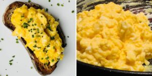 I made Gordon Ramsay’s famous soft scrambled eggs. His recipe’s good, but I found an easy way to make it even better.