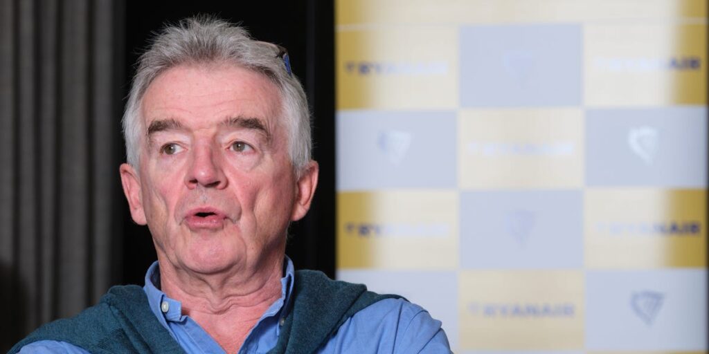 The CEO of Ryanair, Europe’s biggest airline, warned that a quarter of its fuel supply is under threat