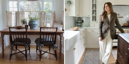 A woman turned her dated 2000s kitchen into a cozy, modern space for 0,000