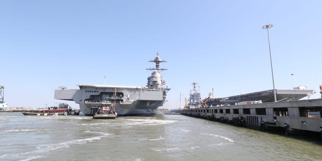 A top US shipbuilder is exploring how AI and robots can do some of the hardest jobs on the production floor