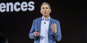 Andy Jassy is so bullish on Amazon’s chips that he took a rare shot at Nvidia Andy Jassy is so bullish on Amazon’s chips that he took a rare shot at Nvidia
