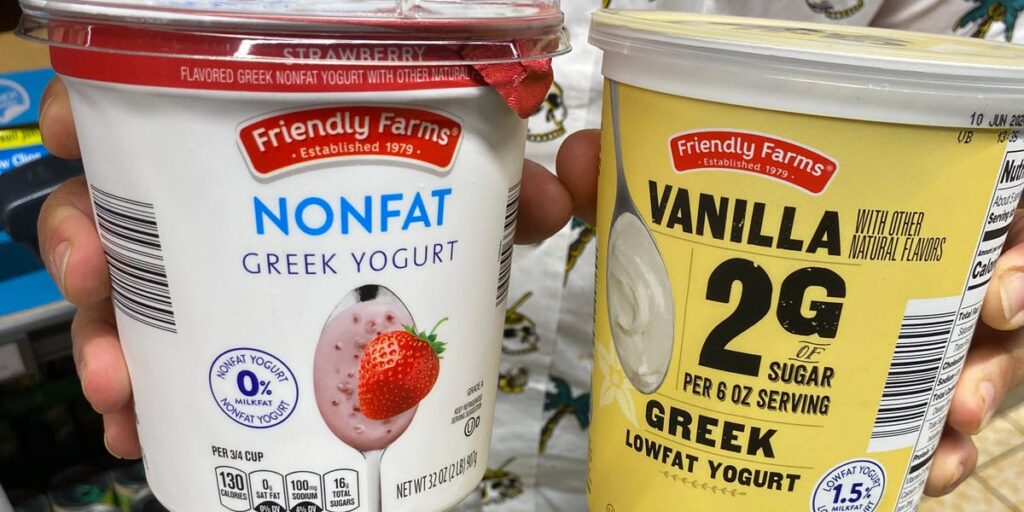 I’m a dietitian married to a personal trainer. Here are 10 of our favorite groceries to buy at Aldi. I’m a dietitian married to a personal trainer. Here are 10 of our favorite groceries to buy at Aldi.