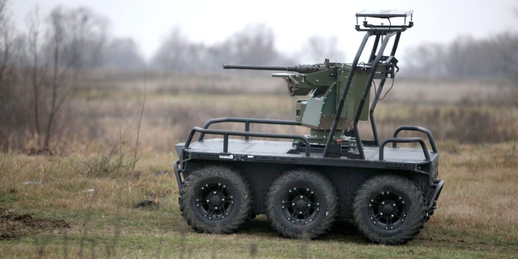 Ukraine said it captured a Russian position using only ground robots and drones, no infantry, for the first time