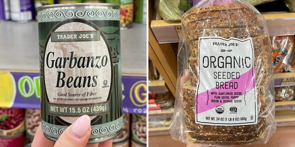I’m a dietitian who loves shopping at Trader Joe’s. Here are 12 items I rely on to make easy, nutritious meals.