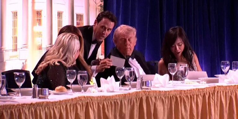 Video Shows Donald Trump Being Evacuated From Correspondents’ Dinner