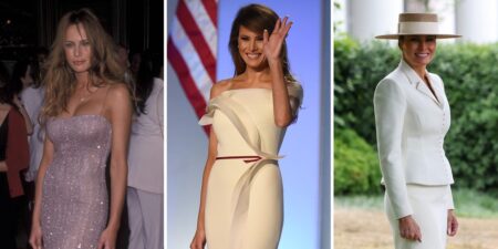 How Melania Trump’s style has evolved, from her modeling days to first lady life