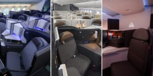American, Delta, and United are in a business-class arms race for premium flyers. See how their newest suites compare. American, Delta, and United are in a business-class arms race for premium flyers. See how their newest suites compare.
