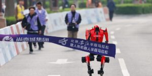 China’s robot half-marathon broke an important record — and made for plenty of laughs