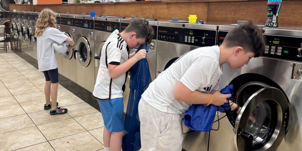 I ran a life skills camp for middle school kids. They learned to do laundry, cook dinner, and navigate Chicago without phones.