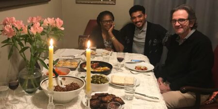 My fiancée and I live with my parents in a New York City apartment. It’s helped us save money and open a business.