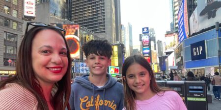 My kids don’t remember living in New York, so I retraced their earliest days with them