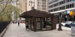 NYC’s first rest area for delivery workers isn’t open 10 days after a flashy ribbon-cutting. I dug into why.