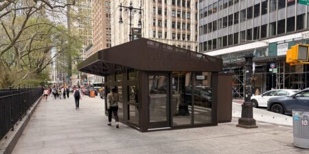 NYC’s first rest area for delivery workers isn’t open 10 days after a flashy ribbon-cutting. I dug into why.
