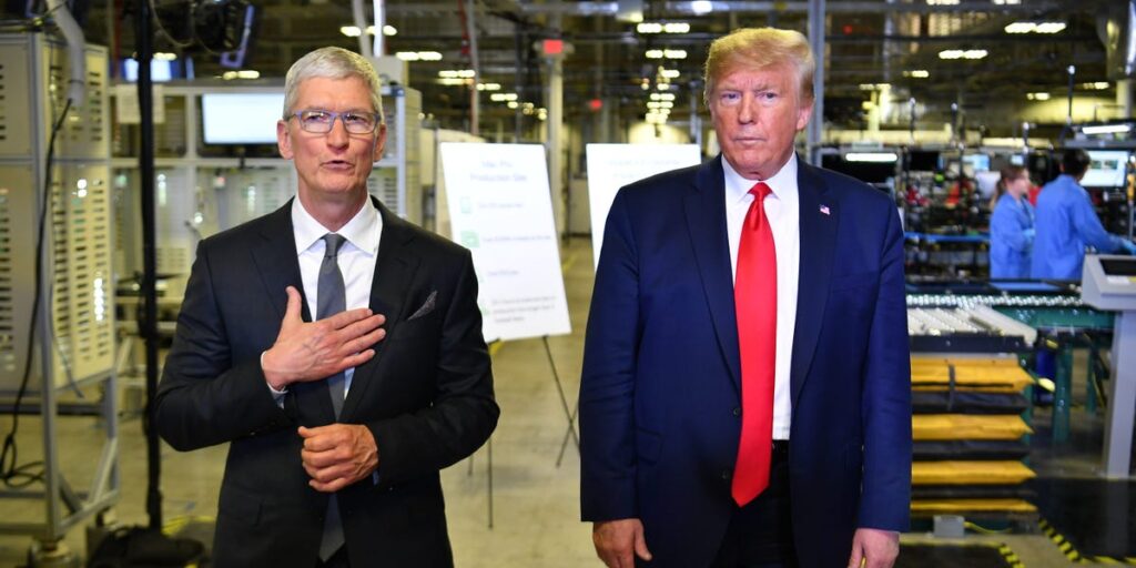 The phone call that turned Donald Trump into a Tim Cook fan