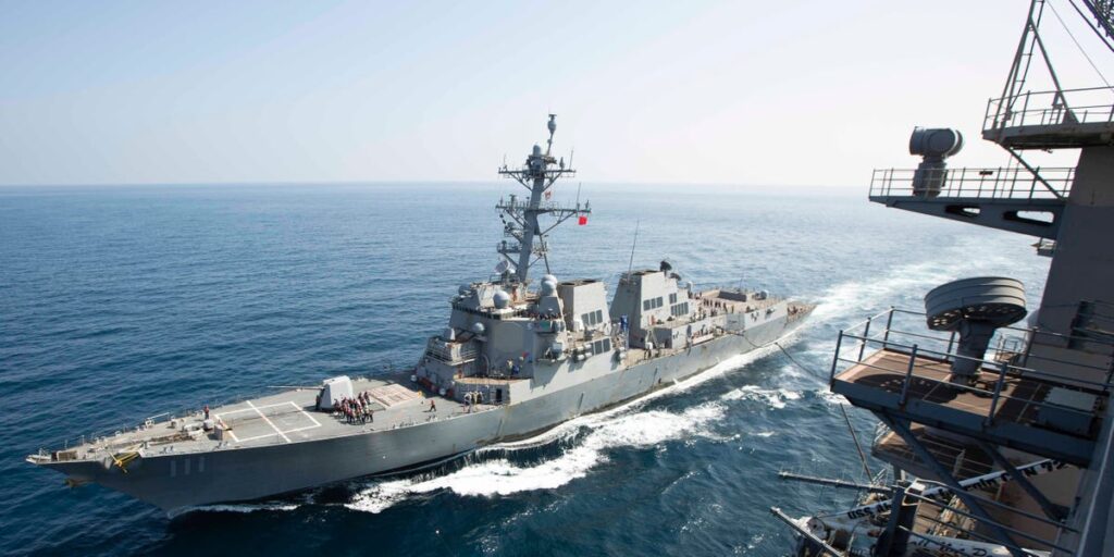 Top general shares new details on how a US destroyer shot out the engine of an Iran blockade runner