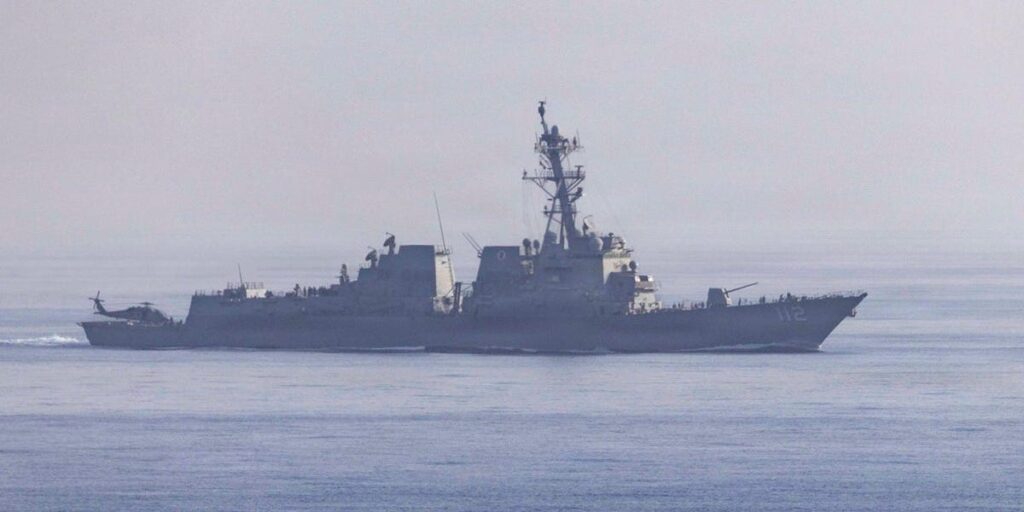 US Navy destroyers are at the center of the blockade squeezing Iran