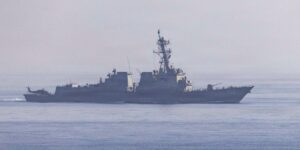 US Navy destroyers are at the center of the blockade squeezing Iran