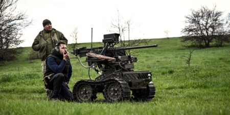 Ukraine’s fight shows the West why cheap robots could matter more than armored vehicles in a long war, arms maker says