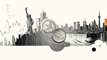 USD/CAD steady before US PMIs as Oil gains on Middle East risks