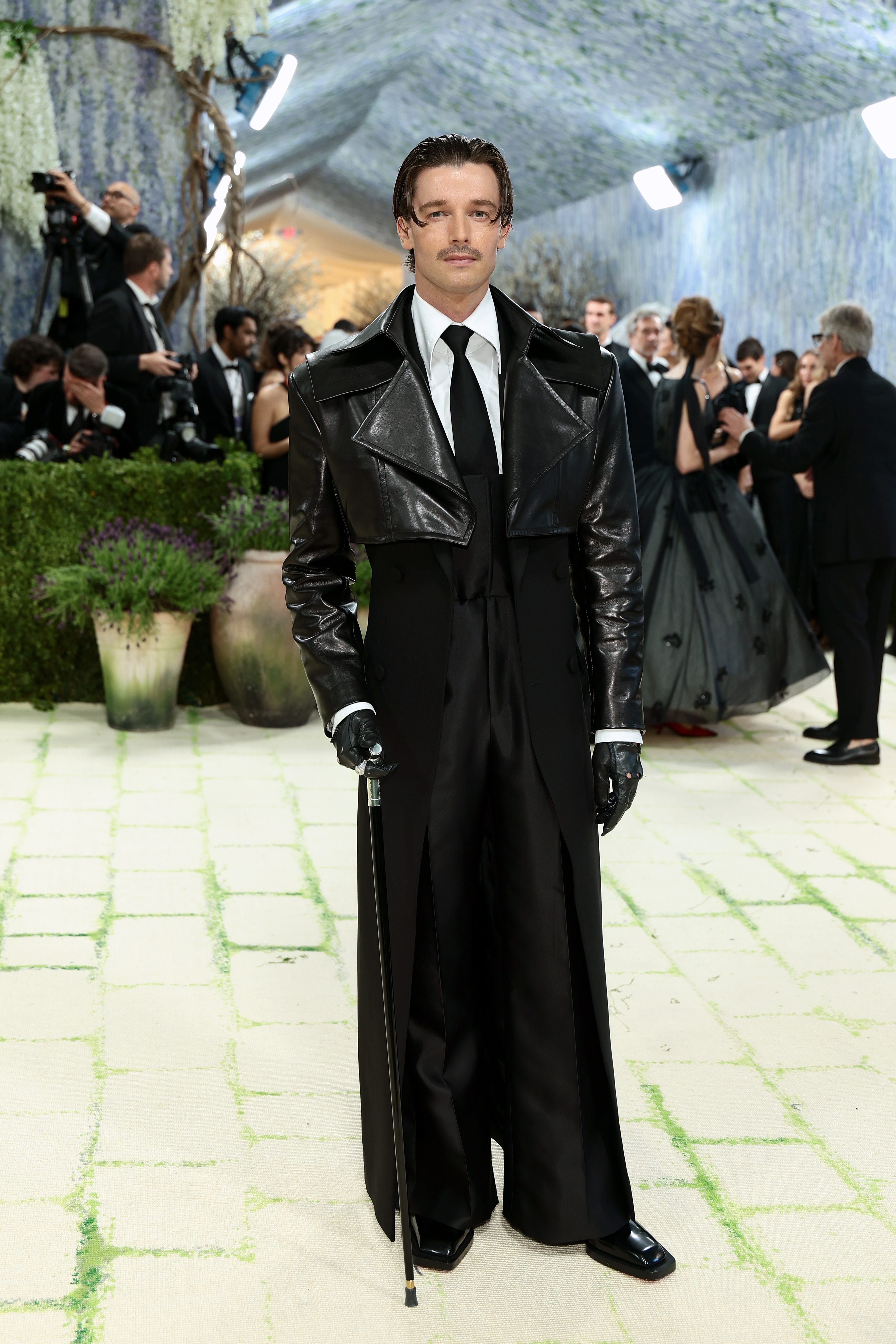 Patrick Schwarzenegger attends the Met Gala in May 2026.