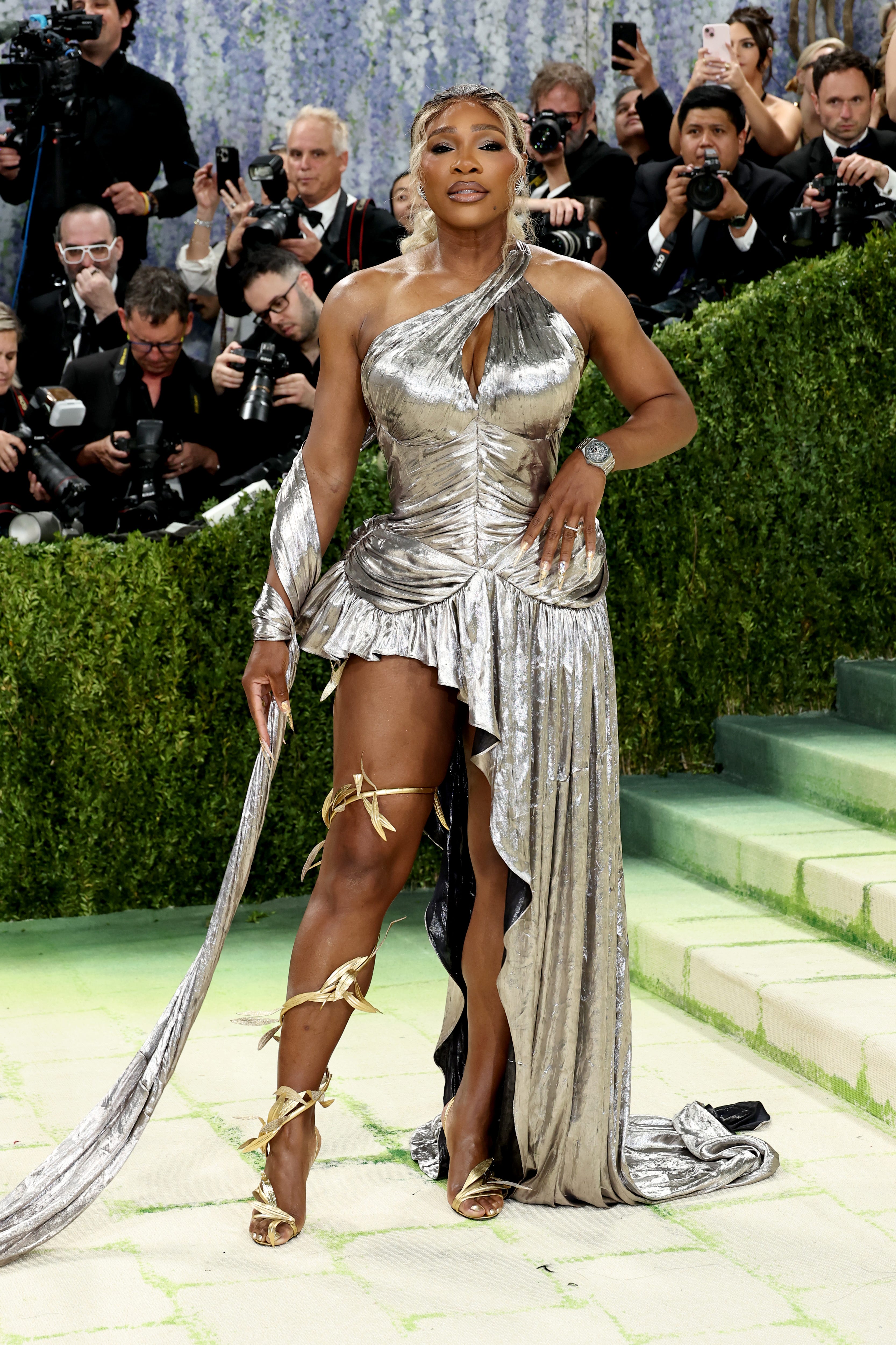 Serena Williams attends the Met Gala in May 2026.