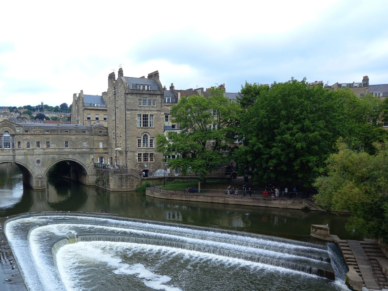 The River Avon in Bath, England.