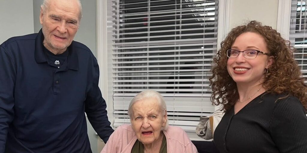 My grandmother stepped in when I needed her. I stepped up for her later.