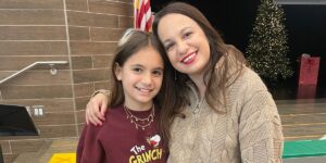 Our elementary school lets parents eat lunch with their kids. My youngest is off to middle school, and I’ll miss those priceless moments.
