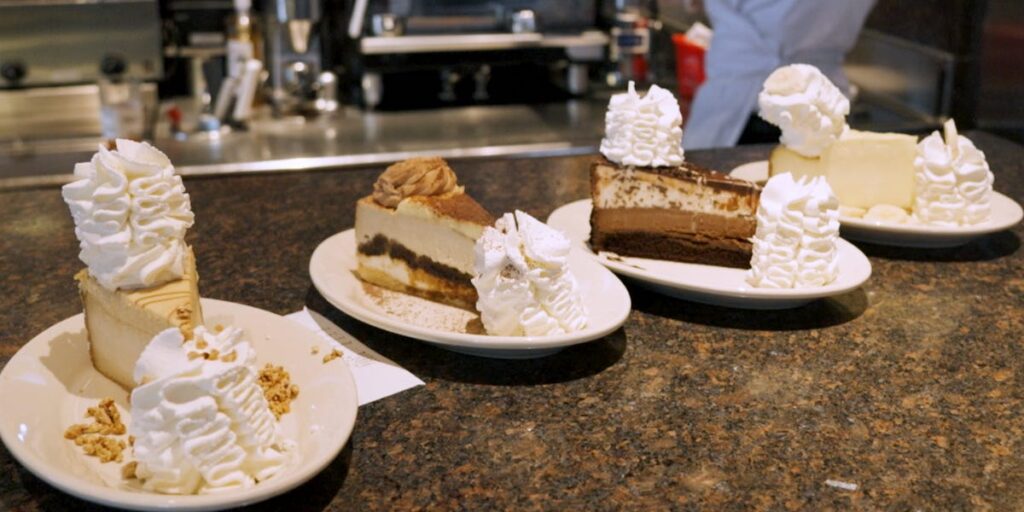 Everything you eat at The Cheesecake Factory is made in-house, except for its most iconic dish
