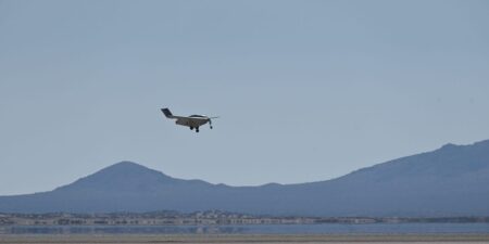 The US military flew an experimental, hybrid-electric stealth drone shaped like the B-2 Spirit