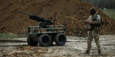 A Ukrainian arms maker was surprised to see Russian soldiers surrender to its war robots