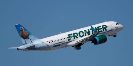 A Frontier Airlines flight struck and killed a pedestrian at Denver International Airport