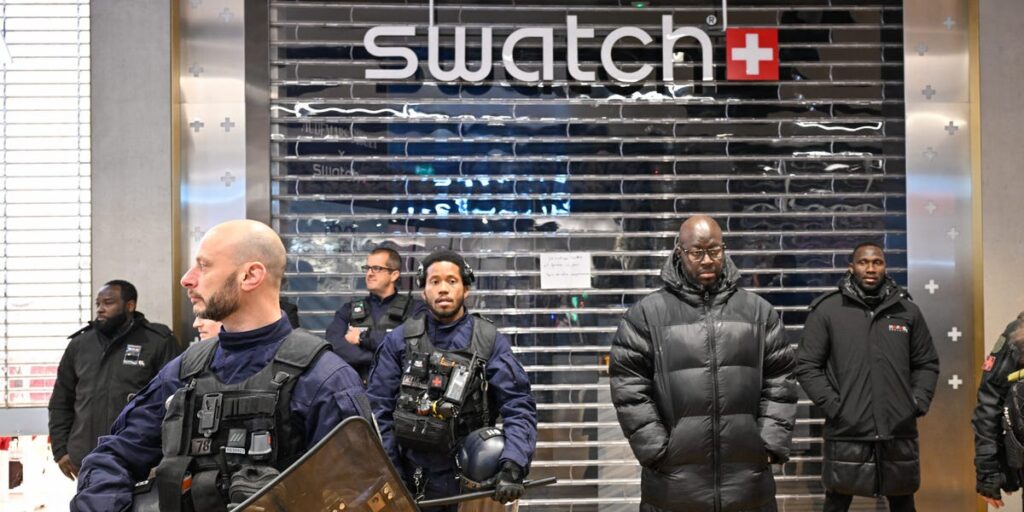 Mayhem breaks out at Swatch stores as fans rush to nab its Audemars Piguet pocket watch collab