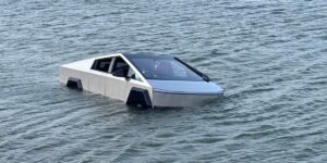 Don’t drive your Cybertruck into a lake