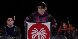 College students boo after a ‘new AI system’ misses names during graduation ceremony