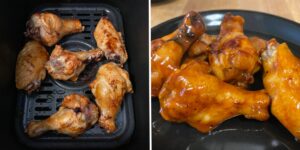 I made 3-ingredient Buffalo wings in my air fryer, and I’m never using an oven again