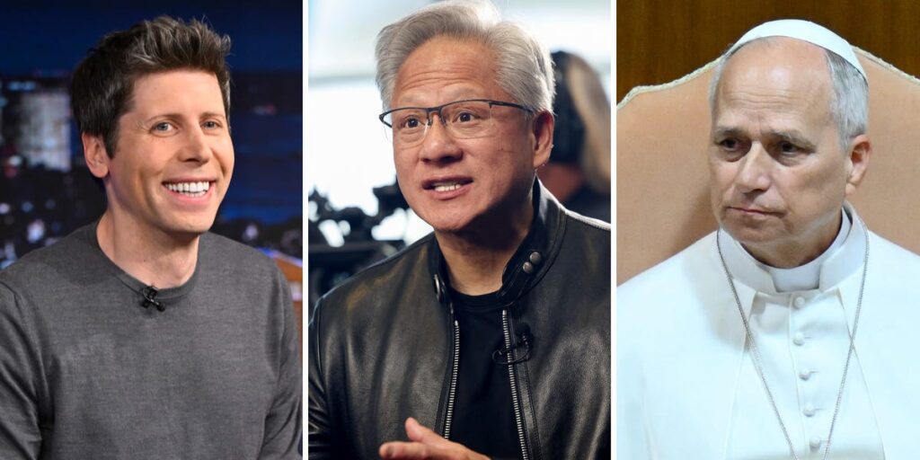 The pope, Sam Altman, and Nvidia’s Jensen Huang have something in common: They all just said reasonable things about AI.