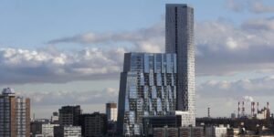 Ukraine struck a luxury skyscraper 4 miles from the Kremlin, threatening Moscow’s Victory Day parade