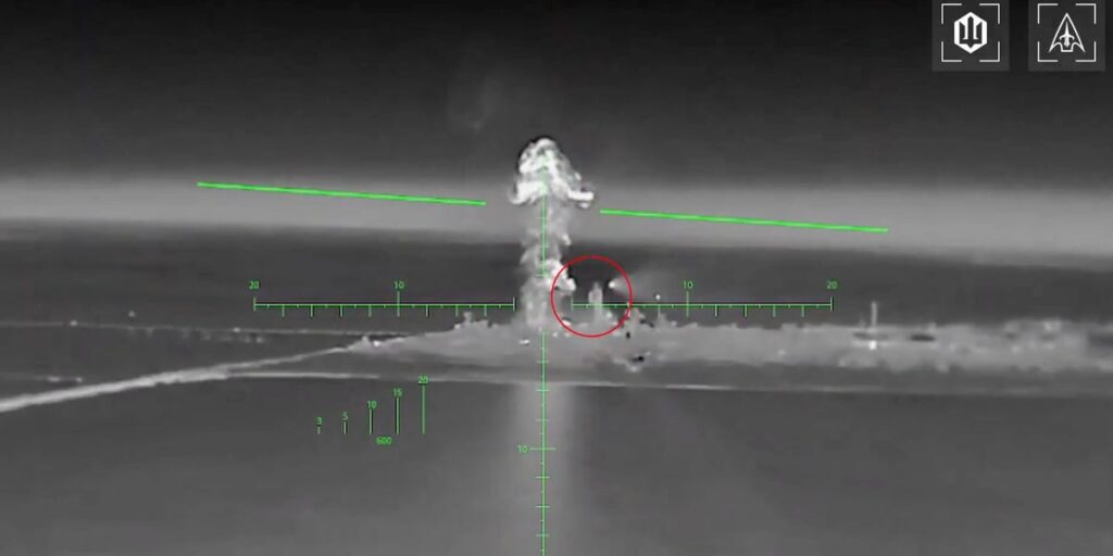 Ukrainians tricked out their long-range exploding drones to unleash rocket fire on Russian air defenses