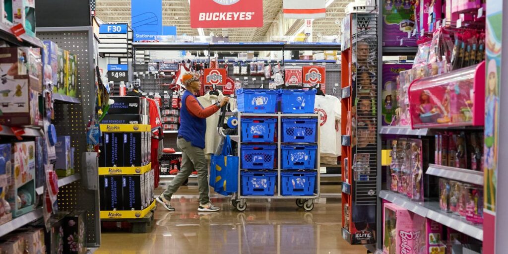 Walmart’s online grocery delivery boom is stretching store workers