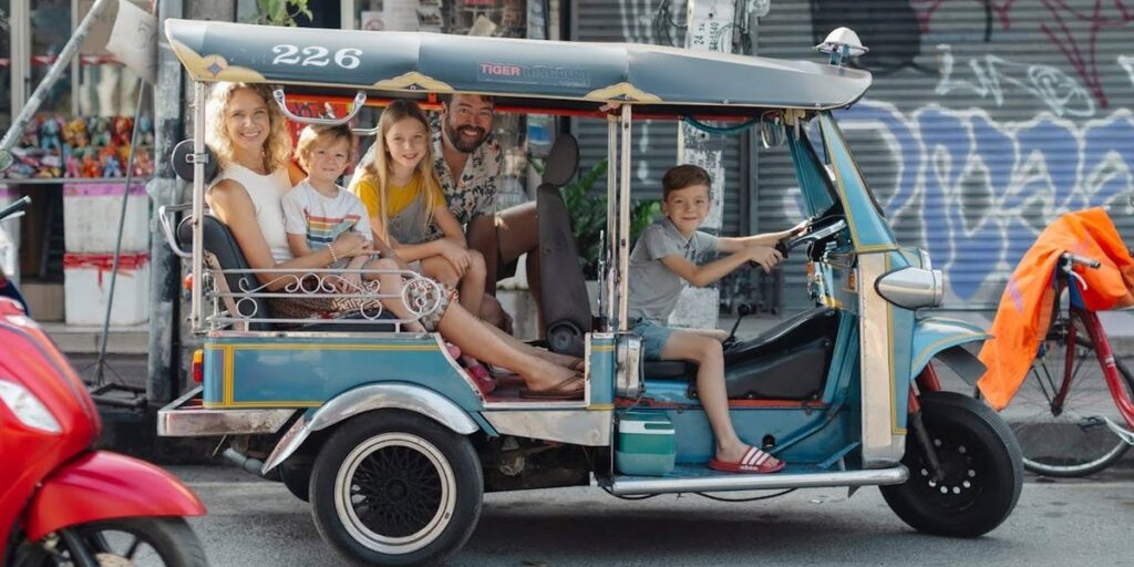 We moved from Kansas City to Thailand with 3 kids. We spend less time rushing and more time together.